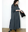 stand collar long shirts onepiece