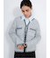 Contrast Trim Cardigan / ツイード風ニットカーディガン（バイカラーステッチ）