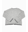 Contrast Trim Cardigan / ツイード風ニットカーディガン（バイカラーステッチ）