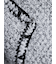 Contrast Trim Cardigan / ツイード風ニットカーディガン（バイカラーステッチ）