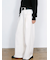 Belted High-Waist Tuck Pocket Pants / 2タック ハイウエスト タックポケット ベルト付きパンツ