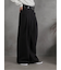 Belted High-Waist Tuck Pocket Pants / 2タック ハイウエスト タックポケット ベルト付きパンツ