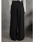 Belted High-Waist Tuck Pocket Pants / 2タック ハイウエスト タックポケット ベルト付きパンツ