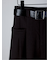 Belted High-Waist Tuck Pocket Pants / 2タック ハイウエスト タックポケット ベルト付きパンツ