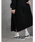 Scuba Knit Relax Long Dress / ダンボールニット リラックスロングワンピース
