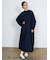 Scuba Knit Relax Long Dress / ダンボールニット リラックスロングワンピース