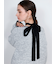 Choker Ribbon Top / チョーカーデザイン リボントップス