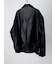 Oversized Faux Leather Blouson / ビッグシルエット フェイクレザーブルゾン（ユニセックス）