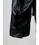 Oversized Faux Leather Blouson / ビッグシルエット フェイクレザーブルゾン（ユニセックス）