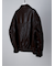 Oversized Faux Leather Blouson / ビッグシルエット フェイクレザーブルゾン（ユニセックス）