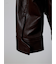 Oversized Faux Leather Blouson / ビッグシルエット フェイクレザーブルゾン（ユニセックス）