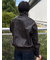 Oversized Faux Leather Blouson / ビッグシルエット フェイクレザーブルゾン（ユニセックス）