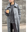 ドロー/DRAW テックメルトン ビックシルエット シングルコート