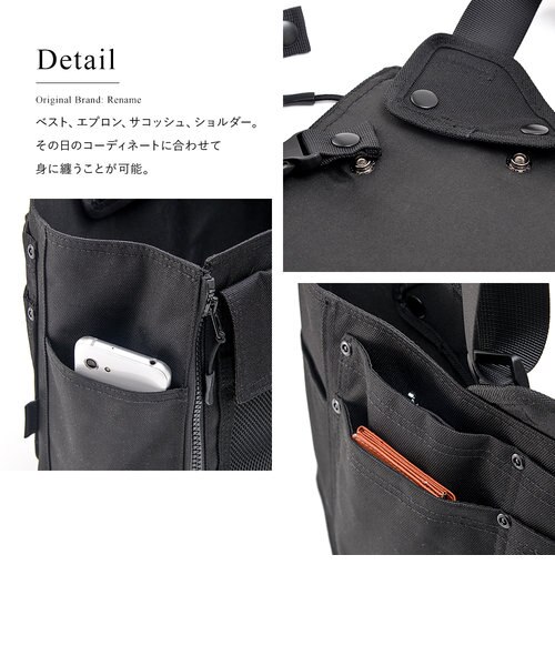 新品未使用ORIHICA CORDURA 3WAY バッグ Nylon OX 3WAY BAG / BLACK | R/F STORE | SQUALO