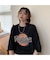 サークルプリント ロゴ Tシャツ