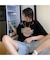 サークルプリント ロゴ Tシャツ