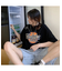サークルプリント ロゴ Tシャツ