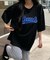 韓国 古着風 ビッグシルエット カレッジロゴ ワッペン刺繍 半袖 Tシャツ