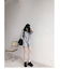 セットアップルームウェア ショートパンツ+トップス上下2点セット