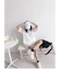 セットアップルームウェア ショートパンツ+トップス上下2点セット