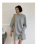 セットアップルームウェア ショートパンツ+トップス上下2点セット