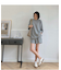 セットアップルームウェア ショートパンツ+トップス上下2点セット