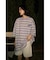 ビッグシルエット ボーダー オーバーサイズ 半袖 Tシャツ オーバーサイズ