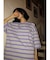 ビッグシルエット ボーダー オーバーサイズ 半袖 Tシャツ オーバーサイズ