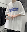 ビッグシルエット 古着風 ロゴ プリント オーバーサイズ 半袖 Tシャツ