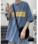 ビッグシルエット 古着風 ロゴ プリント オーバーサイズ 半袖 Tシャツ