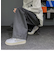 リラックス ワイド デニムパンツ ブラックデニム シェフパンツ