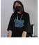 韓国風 フロントロゴTシャツ