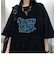 韓国風 フロントロゴTシャツ