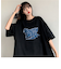 韓国風 フロントロゴTシャツ