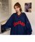 ホッケーユニフォーム ルーズシルエット Vネック スウェット ロンT