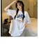 duckプリント 古着風 オーバーサイズ ビッグシルエット 半袖Tシャツ