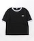 ワンポイント 古着風 ロゴ クルーネック オーバーサイズ リンガー Tシャツ