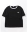 ワンポイント 古着風 ロゴ クルーネック オーバーサイズ リンガー Tシャツ
