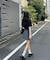 ワンポイント 古着風 ロゴ クルーネック オーバーサイズ リンガー Tシャツ