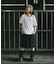 ワンポイント 古着風 ロゴ クルーネック オーバーサイズ リンガー Tシャツ