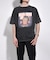 ビッグシルエット ジャンキープリント ピグメント 半袖 Tシャツ 古着風 フライドポテト カレッジロゴ