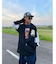 ビッグシルエット ジャンキープリント ピグメント 半袖 Tシャツ 古着風 フライドポテト カレッジロゴ