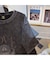 ビッグシルエット ジャンキープリント ピグメント 半袖 Tシャツ 古着風 フライドポテト カレッジロゴ