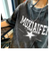 ビッグシルエット カレッジロ ピグメント 半袖 Tシャツ 古着風
