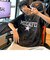 ビッグシルエット カレッジロ ピグメント 半袖 Tシャツ 古着風