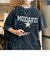 ビッグシルエット カレッジロ ピグメント 半袖 Tシャツ 古着風