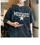 ビッグシルエット カレッジロ ピグメント 半袖 Tシャツ 古着風