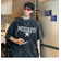 ビッグシルエット カレッジロ ピグメント 半袖 Tシャツ 古着風