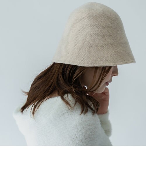 ニット風バケットハット｜クロスチャームの通販｜&mall（アンドモール