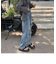 古着風 ルーズクラッシュ ダメージ ストレート ウォッシュ デニムパンツ
